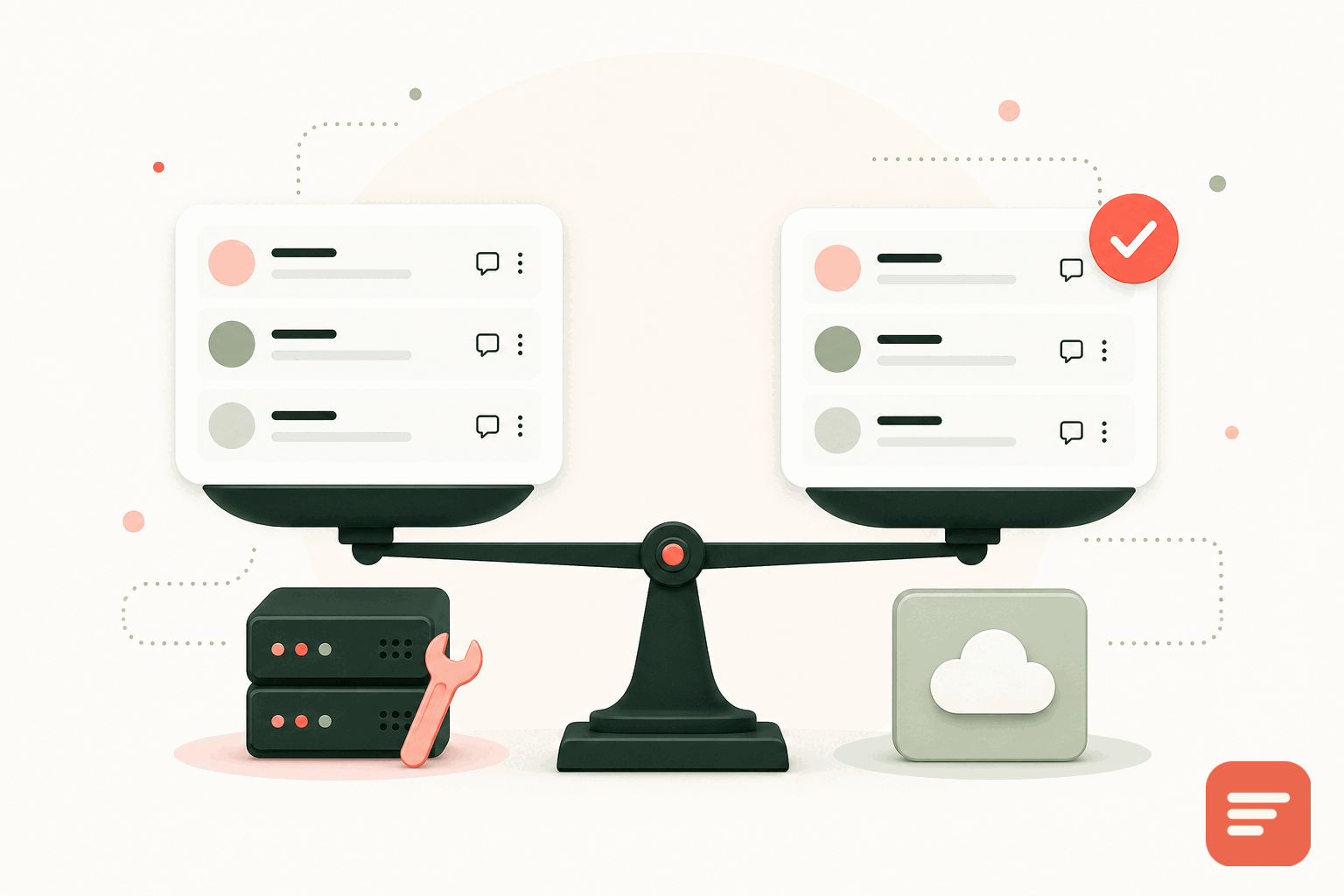 Self-hosted vs hosted commenting